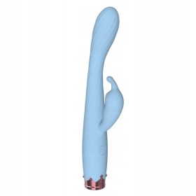 Silikonski vibrator sa klitoralnim dodatkom -56 3018-1